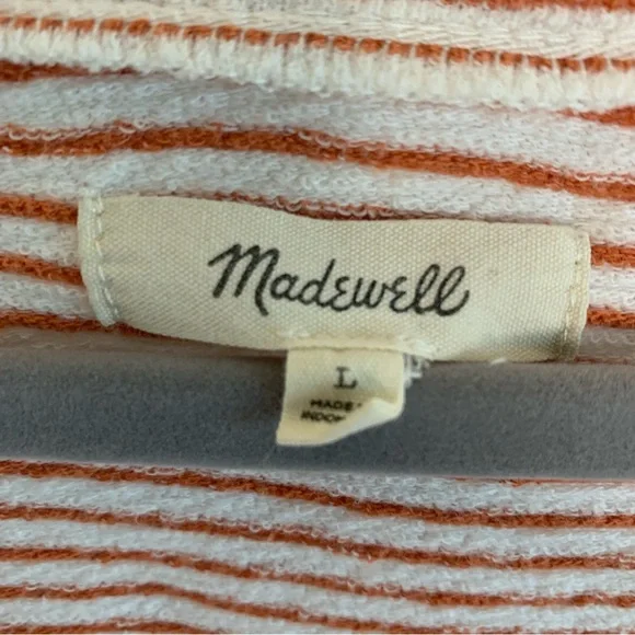 Madewell Striped V-Neck Top - Picture 5 of 6